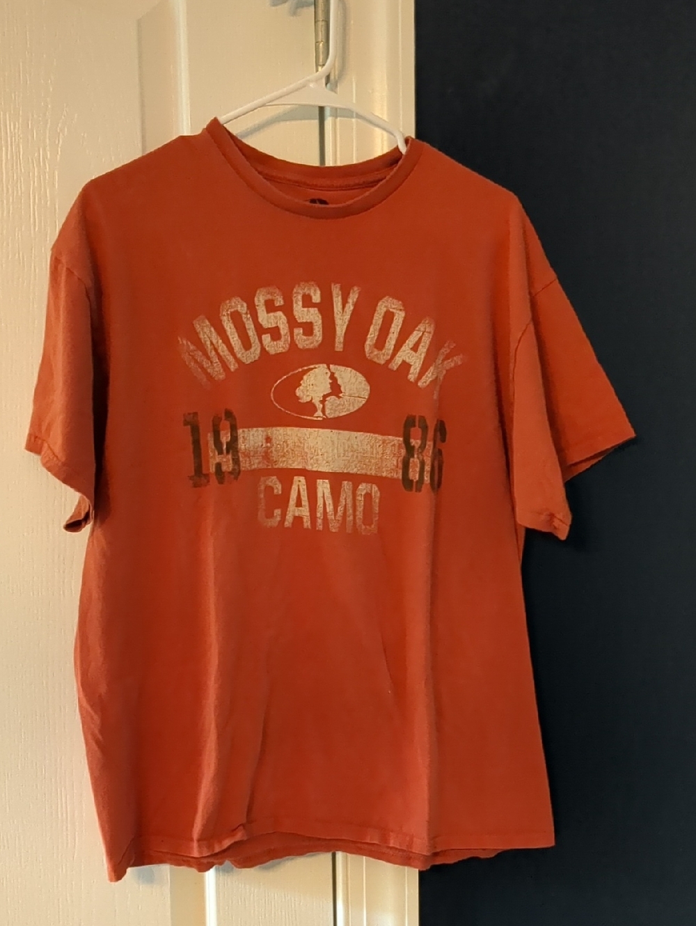 Mossy Oak Short Sleeve Tee - Rust Orange